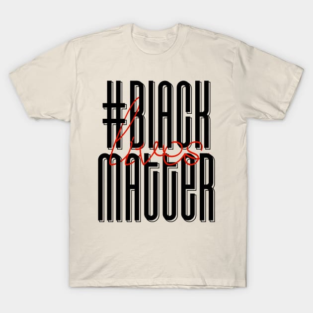 black lives matter protest T-Shirt by irvanelist